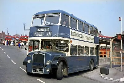 PHOTO Midland General Bristol LD6G 442 XNU426 At Chesterfield Bus Stn In 1968 • £1.99