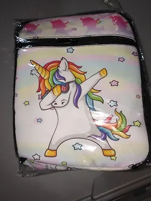 New Dab Unicorn Lunch Box Tote Bag Everyday Living School Insulated - Rainbow • $6.99