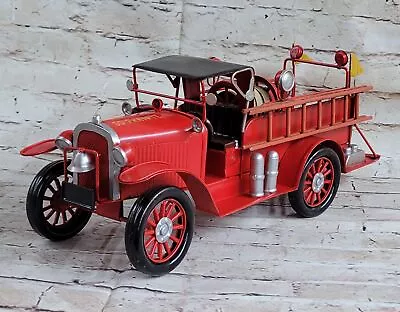 Vintage Model Of A 1926 SO Prairie Fire Dept. All Metal Fire Truck 14.5” Long. • $69.65