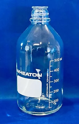 Wheaton Graduated Glass Media / Lab Bottle 500ml • $18