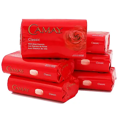 Camay Classic Bar Soap With Rose Essence 4.98 Ounce Pack Of 6 • £11.57