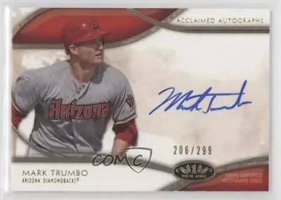 2014 Topps Tier One Acclaimed Auto /299 Mark Trumbo #AA-MTR Auto • $5.31