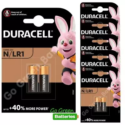 12 X Duracell MN9100 LR1 1.5V Alkaline Batteries 910A E90 N KN AM5 Security • £10.89