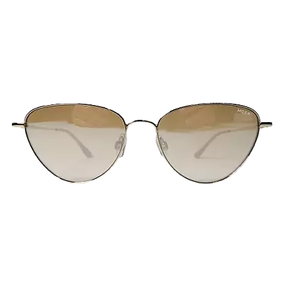 New MEXX Sunglasses 6444 100 Light Gold Frame Brown Mirrored Lens 54-16-145 • $49.95