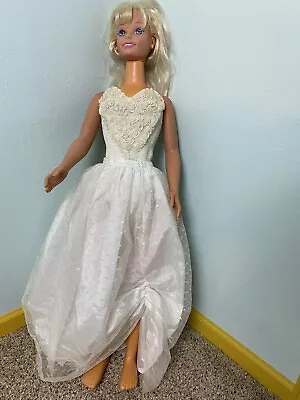 My Size Bride Barbie Blonde Mattel 1994 • $59.99