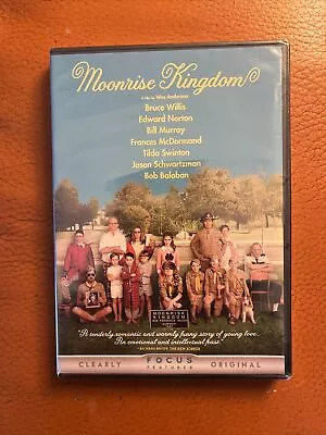 Moonrise Kingdom DVD Bruce Willis Edward Norton Bill Murray Brand New SEALED • $9.97