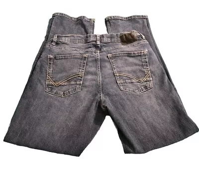 Reclaim Relaxed Jeans Mens 34 X 32 Blue Regular Bootcut Stretch Denim W/ Hole • $20
