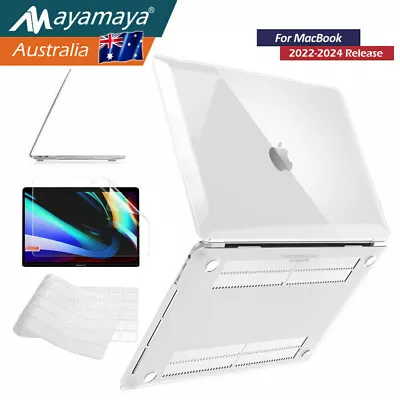 Clear Hard Case &Keyboard Cover Protector For Macbook Air Pro 13 14 15in M3 M2 • $19.99