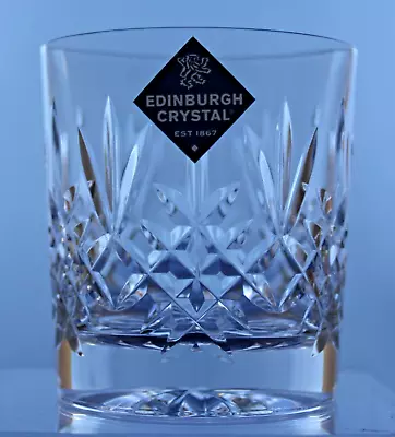 EDINBURGH CRYSTAL - LOMOND - 6ozs  WHISKY TUMBLER GLASS  7.6cm / 3  UNUSED NEW • £19