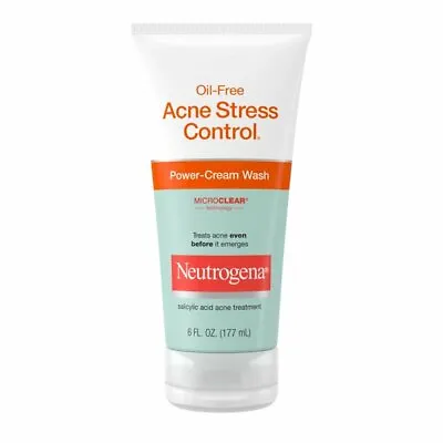 $19.99 • Buy Neutrogena Oil-Free Acne Stress Control Power-Cream Face Wash 6 Fl. Oz..