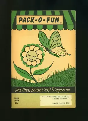 Pack-O-Fun Scrap-Craft Vintage April 1959 Magazine • $7.49