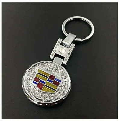 $26.99 • Buy For Cadillac Car Keychain Keyring Emblem Logo Crystal Metal Accessories Gift