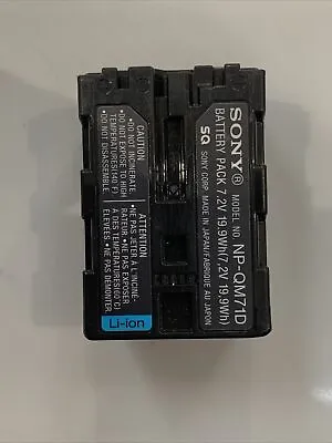 Sony NP-QM91D Info Lithium Battery - 7.2v ~ 29.8Wh - Genuine Sony Product • £25