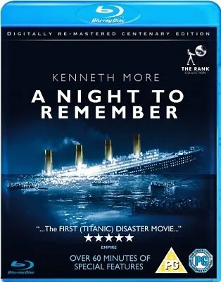 A Night To Remember Blu-Ray (2012) Kenneth More Ward Baker (DIR) Cert PG • £7.04