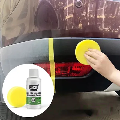 1x Car Plastic Parts Refurbish Agent Trim Restorer Restoration Accessories 50ml • $8.72