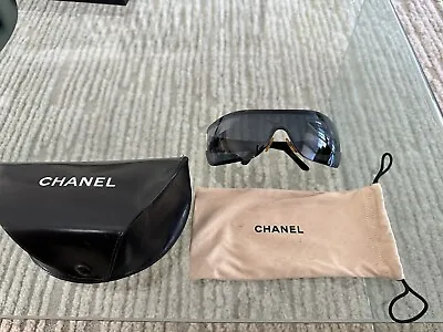 Chanel Vintage Sunglasses Black - Express Post • $500