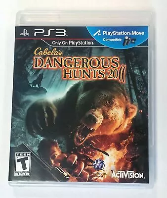 Cabela's Dangerous Hunts 2011 PS3 Playstation 3 Game ONLY (Gun NOT Included) • $8.75