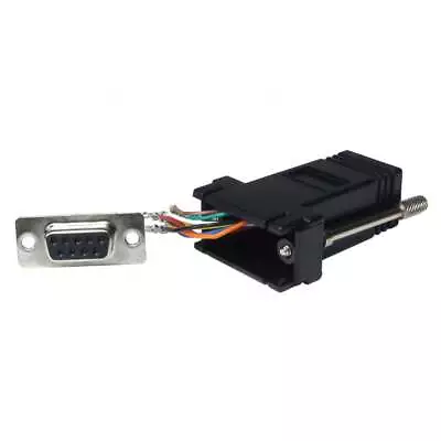 £2.79 • Buy D9 Serial RS232 9 Pin Female To RJ45 Female Modular Adaptor DB9 RS-232