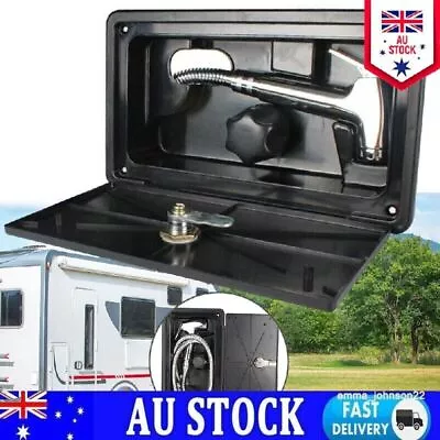 AU External Caravan RV Shower Box Kit With Lock Exterior Camper Trailer Boats • $37.52