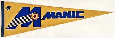 1981 Montreal Manic Autographed 12x30 Pennant Gordon Hill #11 Nasl Soccer • $39.99