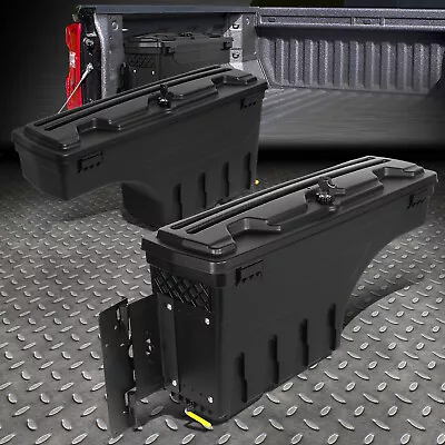 For 05-19 Toyota Tacoma Truck Bed Left+right Wheel Well Storage Tool Box W/lock • $149.99