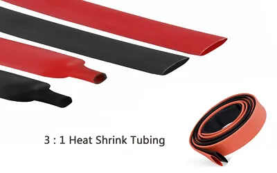 3 : 1 Heat Shrink Tubing With Adhesive  Marine Grade Waterproof  Wire Wrap • $28.99