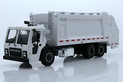 2020 Mack LR Rear Load Garbage Trash Truck 1:64 Scale Diecast Model White • $25.95