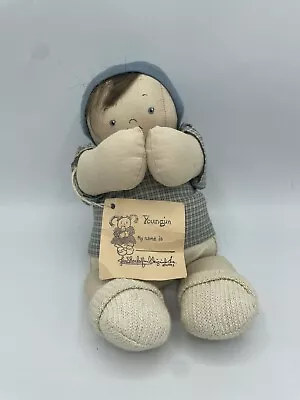 1991 Jan Shackelford Originals Handmade Signed - Baby Youngun Plush Doll Vintage • $20