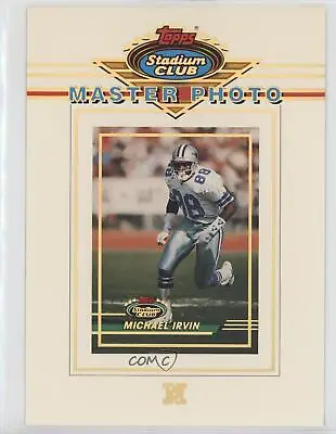 1993 Topps Stadium Club Master Photos Prizes Super Bowl Michael Irvin HOF • $4.28