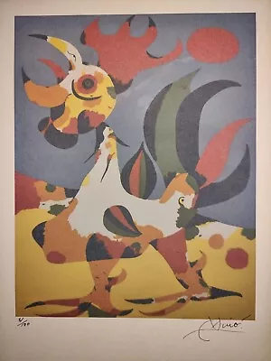 COA Joan Miro Painting Print Poster Wall Art Signed & Numbered • $149.95