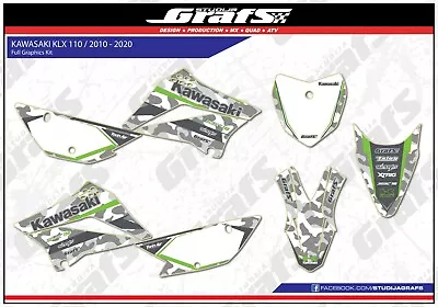 2010 2011 2012 2013 2014 2015 2016 2017 2018 2019 2020 KLX 110 Kawasaki Graphics • $139