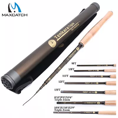 Maxcatch Tenkara Rod 9/10/11/12/13FT Fly Fishing Rod 7:3 Action Telescoping Rod  • $52.89