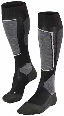 Falke Mens Skiing 6 Knee High Socks - Black Mix • £41.95