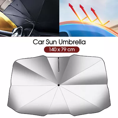 Foldable Car Windshield Sunshade Umbrella Front Window Cover Visor Sun Shade AU • $14.99