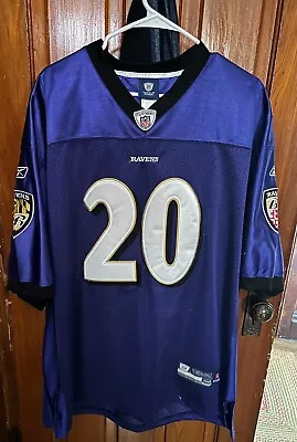Baltimore Ravens Jersey Xxl SIZE 56 REEBOK ONFIELD #20 REED STITCHED  • $45