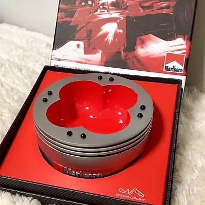 Marlboro Ashtray F1 2006 Suzuka Limited Ferrari Chrome Piston Cylinder W/Box New • $119.98