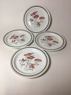 £15 • Buy Four Vintage Lambethware Royal Doulton 'Fieldflower'  17cms. Side Plates