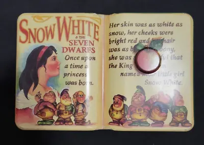 Very Rare Vintage Snow White & Seven Dwarfs Tin Box Silver Crane Company 1995 • $15.99