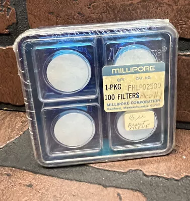 Millipore FHLP02500 Microgram Filters Package Of 100 Sealed NOS • $40