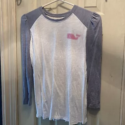 Vinyard Vines Girls Lightweight Ls Cotton Top Sz Lg (14) • $16.99