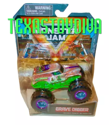 GRAVE DIGGER Monster Jam Series 34 LEGACY TRUCKS 25th Anniversary Edition READ!! • $14.50