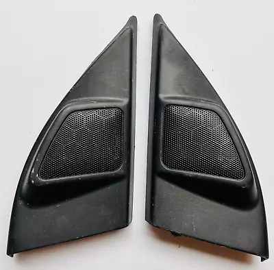 2003-2014 Volvo Xc90 Lh & Rh Black Inner Mirror Trim Covers W/ Tweeters Oem 06 • $39.95