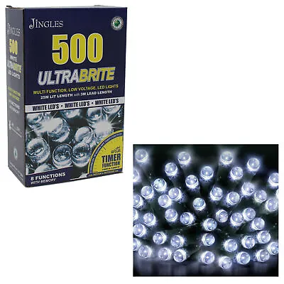 Christmas Ultra Bright Lights Multi Function With Timer - 500 White • $38.82