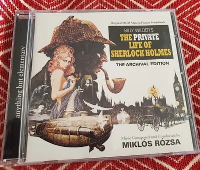 Miklos Rozsa  THE PRIVATE LIFE OF SHERLOCK HOLMES  Score Quartet 1000-Ltd CD Oop • $29.99