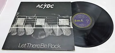 AC/DC Let There Be Rock Vinyl LP Record 1977 Aussie 1st Press Blue Roo VG++ OOP • $1419