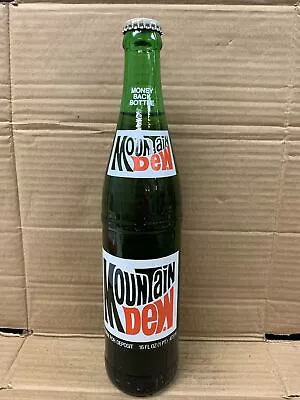 Vintage Mountain Dew Green 16oz Soda Bottle Full & Sealed 1978 👀 • $12