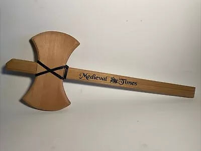 Medieval Times Collectible Wood Fighting Knight Battle Axe Sword Toy • $29.95