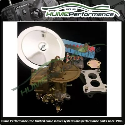 Holden Blue 6 Cylinder Package Reco 350 Cfm 7448 Holley Adapter Air Cleaner • $1000