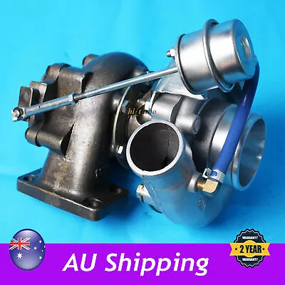 FOR HYBRID T3 T4 T03 T04 Turbo T3 Oil Cooled V-band Turbocharger For 4 6 Cyl M • $200.99