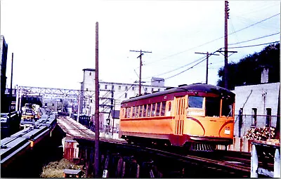 Wisconsin Milwaukee Postcard Trolley Interurban Tram RPPC 1950s Reprint • $7.96